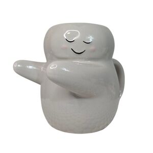 Mainstays Gray Hug Sculpt Ceramic Mug